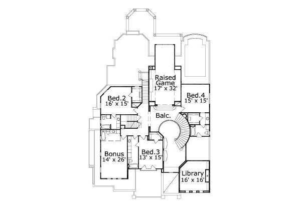 upper floor house blueprint