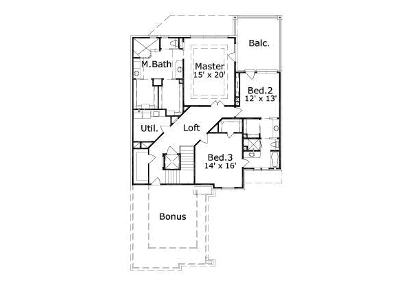 upper floor house blueprint