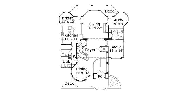 upper floor house blueprint