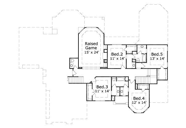 upper floor house blueprint