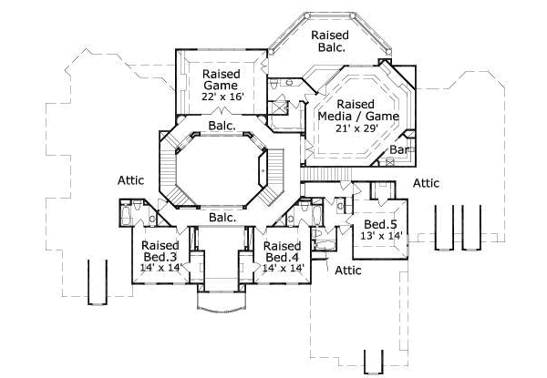 upper floor house blueprint