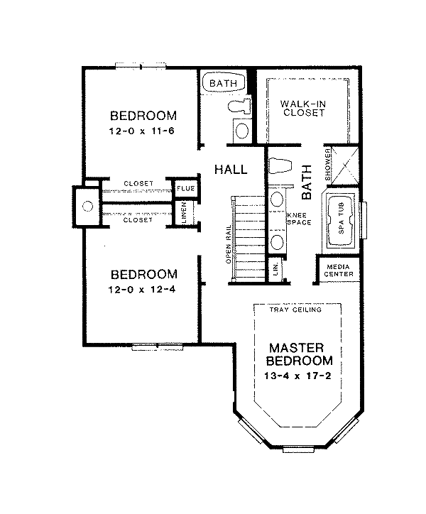 upper floor house blueprint