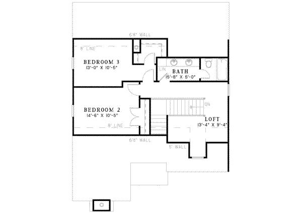 upper floor house blueprint