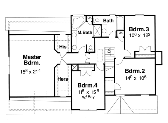 upper floor house blueprint