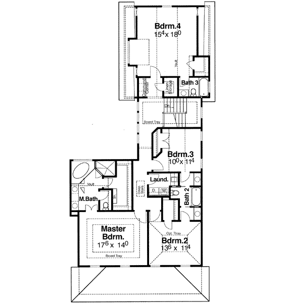 upper floor house blueprint
