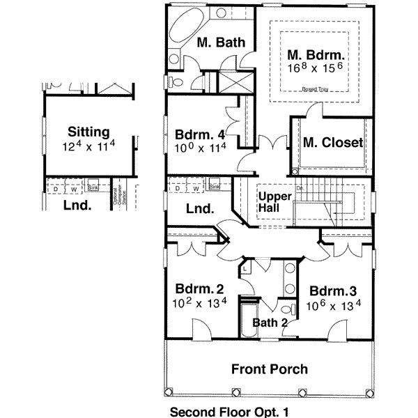 upper floor house blueprint
