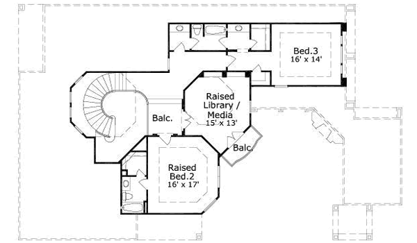 upper floor house blueprint