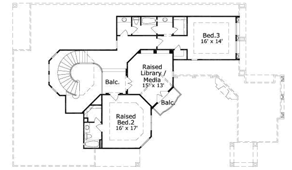 upper floor house blueprint