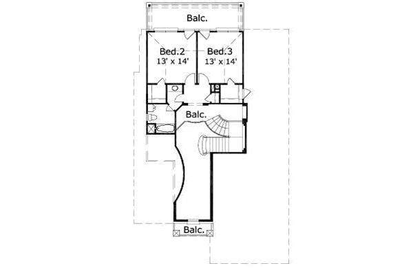 upper floor house blueprint