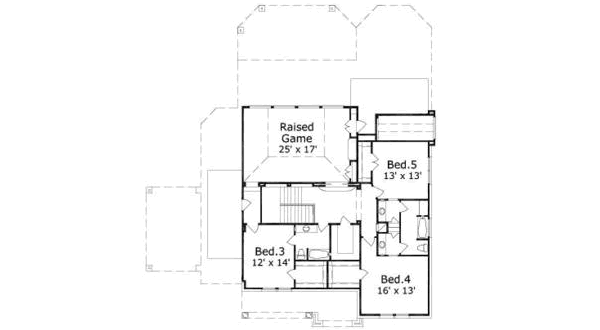 upper floor house blueprint