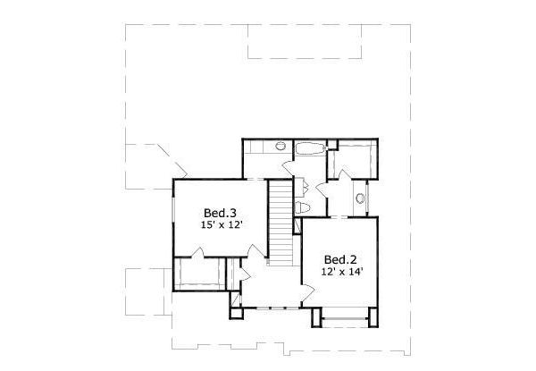 upper floor house blueprint