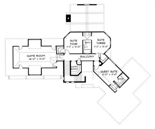 upper floor house blueprint