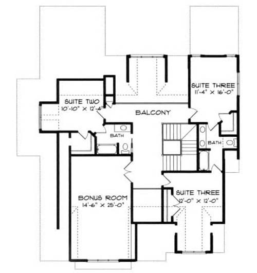 upper floor house blueprint