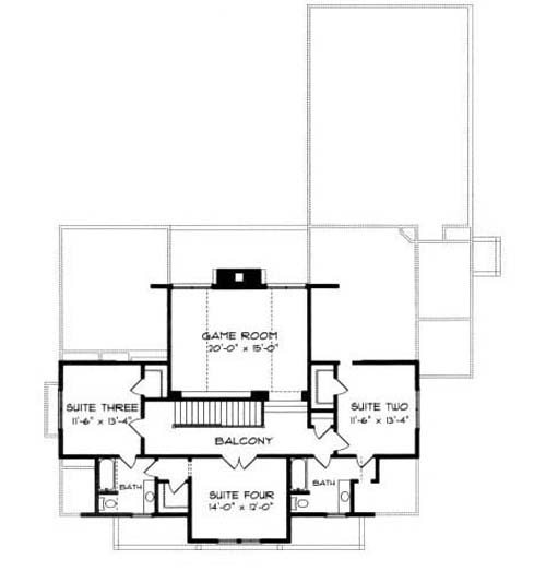 upper floor house blueprint