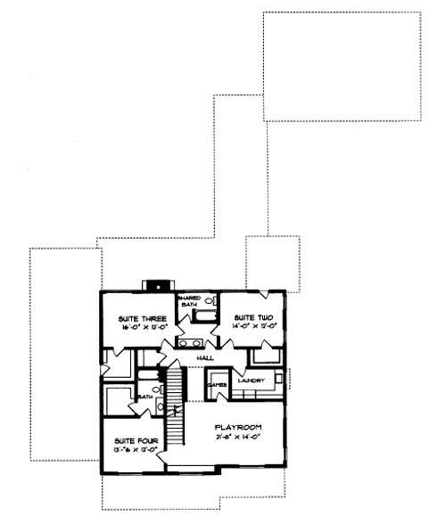 upper floor house blueprint