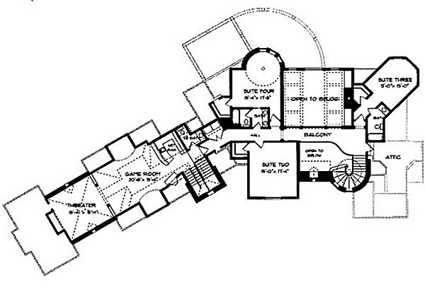 upper floor house blueprint