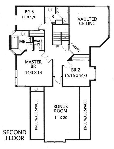 upper floor house blueprint