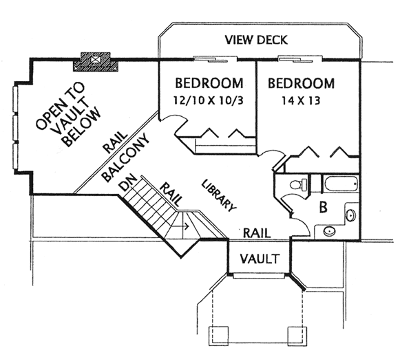 upper floor house blueprint