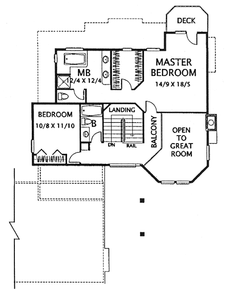 upper floor house blueprint