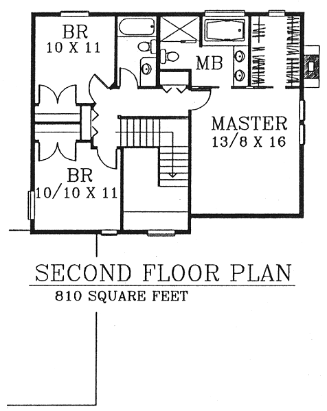 upper floor house blueprint