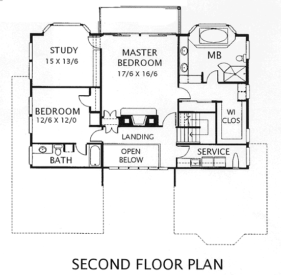 upper floor house blueprint