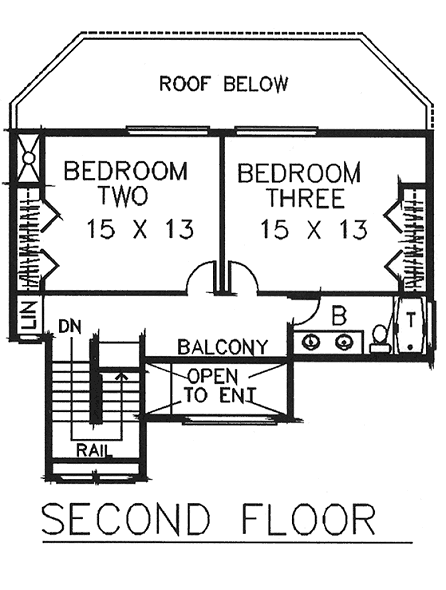 upper floor house blueprint