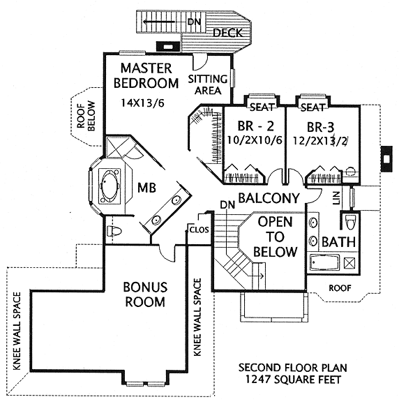 upper floor house blueprint