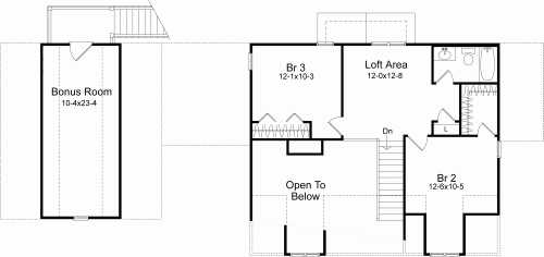 upper floor house blueprint