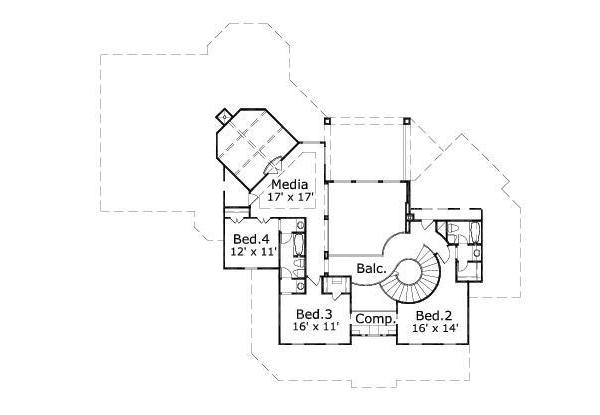 upper floor house blueprint