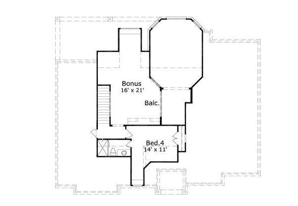 upper floor house blueprint