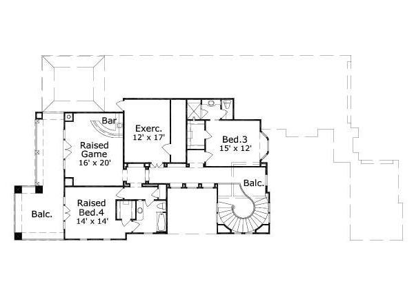 upper floor house blueprint