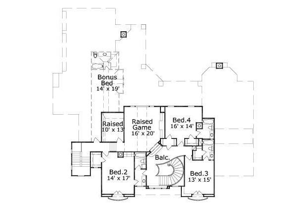 upper floor house blueprint