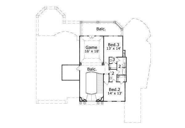 upper floor house blueprint