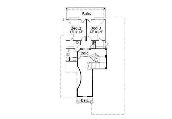 upper floor house blueprint