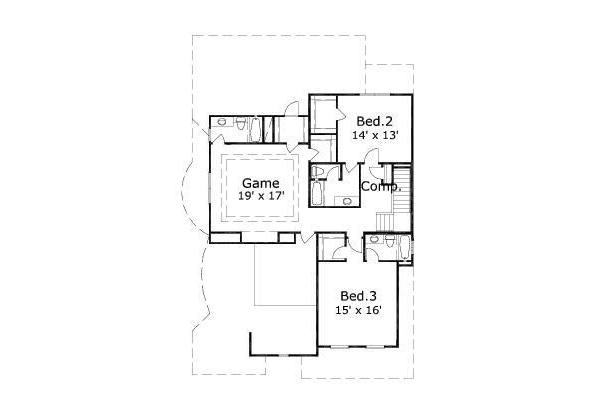 upper floor house blueprint