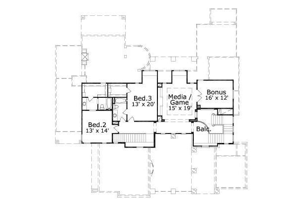 upper floor house blueprint
