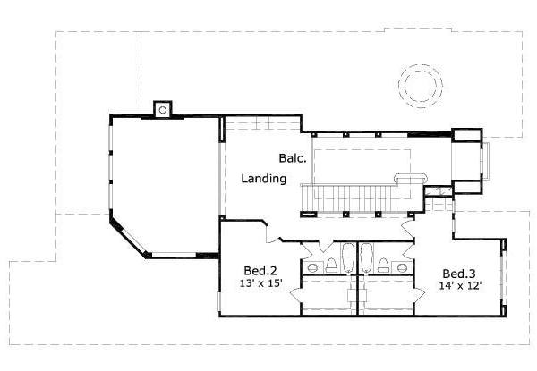 upper floor house blueprint