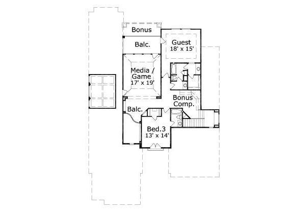 upper floor house blueprint
