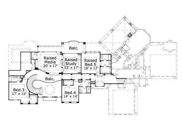 upper floor house blueprint
