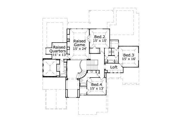 upper floor house blueprint