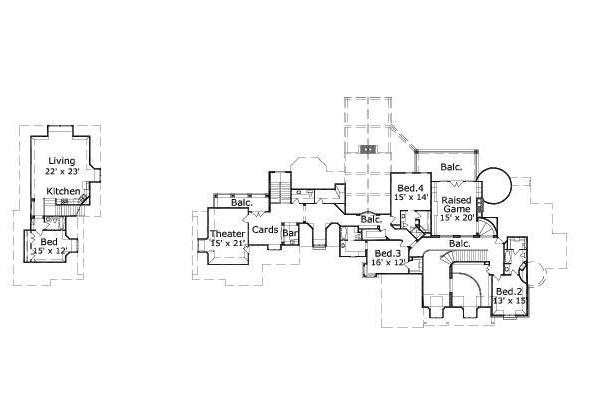 upper floor house blueprint