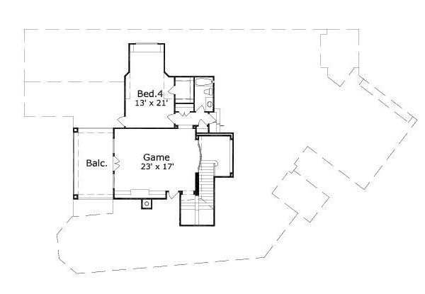 upper floor house blueprint
