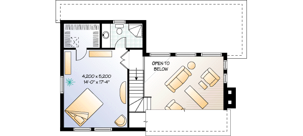 upper floor house blueprint