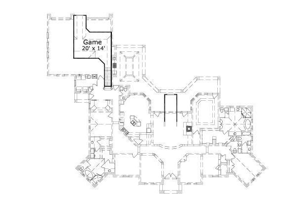 upper floor house blueprint