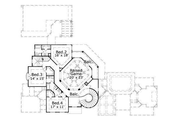 upper floor house blueprint