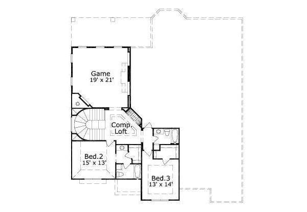 upper floor house blueprint