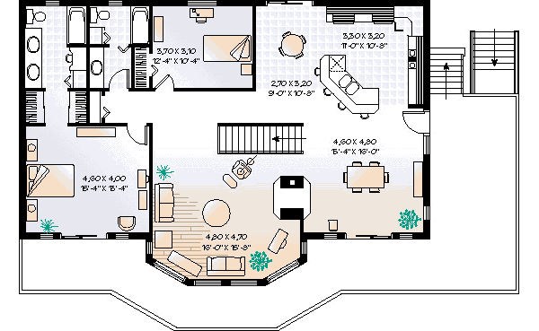 upper floor house blueprint