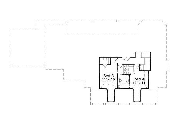 upper floor house blueprint