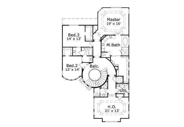 upper floor house blueprint