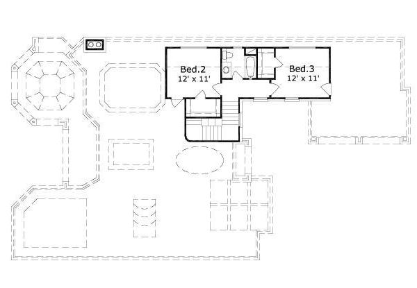 upper floor house blueprint